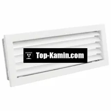 Решітка для каміну Darco Ventlab KRVZS 450x170 біла з нерухомими жалюзі