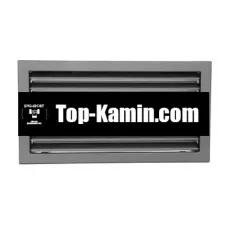 Решітка для каміну Darco Ventlab KRVZS 450x240 чорна з нерухомими жалюзі
