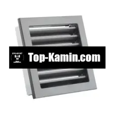 Решітка для каміну Darco Ventlab KRVZS 220x220 чорна з нерухомими жалюзі