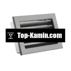 Решітка для каміну Darco Ventlab KRVZS 200x145 чорна з нерухомими жалюзі
