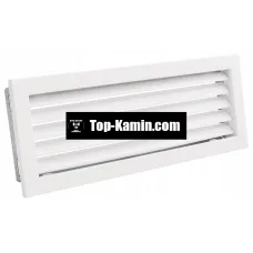 Решітка для каміну Darco Ventlab KRVZS 220x95 біла з нерухомими жалюзі