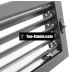 Решітка для каміну Darco Ventlab KRVZ 200x145 чорна з рухомими жалюзі