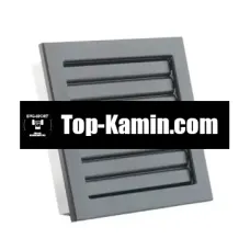 Решітка для каміну Darco Ventlab KRVZ 220x220 чорна з рухомими жалюзі