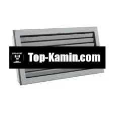 Решітка для каміну Darco Ventlab KRVZ 450x220 чорна з рухомими жалюзі