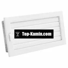 Решітка для каміну Darco Ventlab KRVZ 325x170 біла з рухомими жалюзі