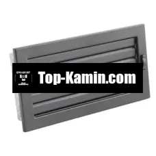 Решітка для каміну Darco Ventlab KRVZ 325x170 чорна з рухомими жалюзі
