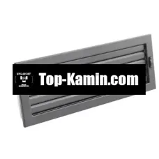 Решітка для каміну Darco Ventlab KRVZ 450x170 чорна з рухомими жалюзі