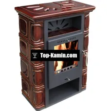 Печь Thorma Borgholm Top Ceramic dark brown