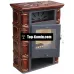 Печь Thorma Borgholm Top Ceramic dark brown