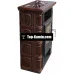 Печь Thorma Borgholm Top Ceramic dark brown