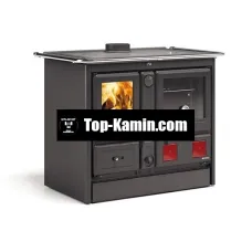 Опалювально-варильна піч Nordica Termo Rosa XXL D.S.A. чорна