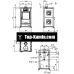 Отопительно-варочная печь Nordica Termo Rossella Plus Evo D.S.A. PT