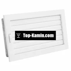 Решітка для каміну Darco Ventlab KRVZ 325x195 біла з рухомими жалюзі