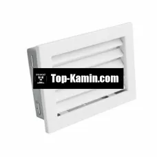Решітка для каміну Darco Ventlab KRVZS 240x170 біла з нерухомими жалюзі