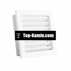 Решітка для каміну Darco Ventlab KRVZS 220x220 біла з нерухомими жалюзі