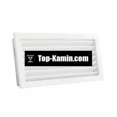 Решітка для каміну Darco Ventlab KRVZS 450x220 біла з нерухомими жалюзі