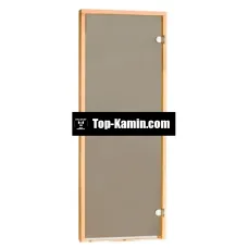 Скляні двері для сауни Pal 80x190 (шиншила, 8 мм)
