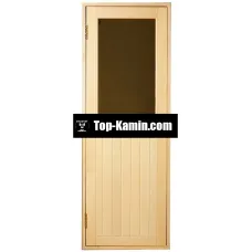 Стеклянная дверь для сауны Tesli Макс 70x190