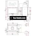Каминная топка BeF Home Twin V 8 N II