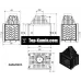 Каминная топка Kratki Zuzia Deco 16 кВт