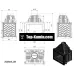 Каминная топка Kratki Zuzia Lux 16 кВт