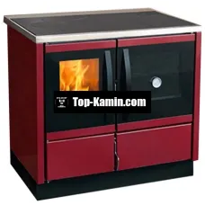 Піч-камін MBS Thermo Rocky червона