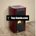 Печь-камин MBS Pellet 6,5 кВт бордо