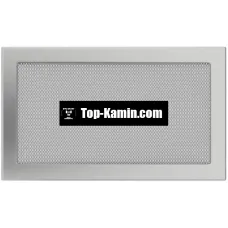 Решітка для каміну Kratki срібна (матова) 22/37