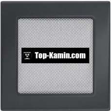 Решітка для каміну Kratki графітова 17/17