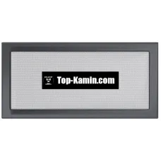 Решітка для каміну Kratki графітова 22/45