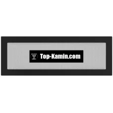 Решітка для каміну Kratki чорна 17/49