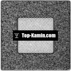 Решітка для каміну Kratki чорне срібло 11/11
