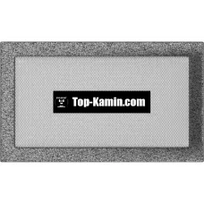 Решітка для каміну Kratki чорне срібло 22/37
