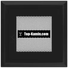 Решетка для камина Kratki черная Оскар 11/11