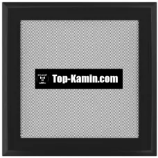 Решітка для каміну Kratki чорна Оскар 22/22