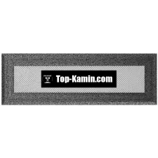 Решітка для каміну Kratki чорне срібло Оскар 11/32