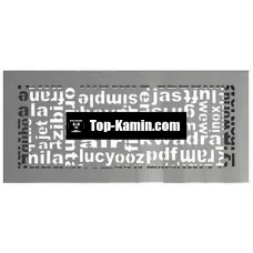 Решетка для камина Kratki шлифованная ABC 17х37