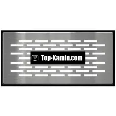 Решітка для каміну підлогова Kratki шліфована Floor 9х20