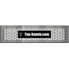 Решітка для каміну підлогова Kratki шліфована Floor 9х40