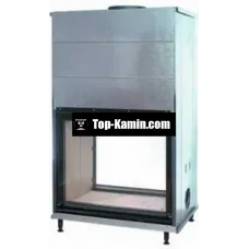 Каминная топка M-design 900 DH Double Face Argento
