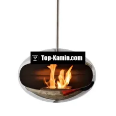 Біокамін Cocoon Fires Aeris Hanging Cocoon Stainless Steel