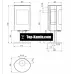 Піч на дровах Dovre ASTRO 3CB/P
