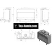 Каминная топка газовая Kratki LEO 100 LPG