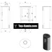 Отопительная печь Kratki Koza AB S (8 кВт) красный кафель