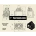 Каминная топка Kratki Zuzia L 16 кВт левая