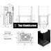 Каминная топка Kratki Zuzia L/BS/G 16 кВт левая